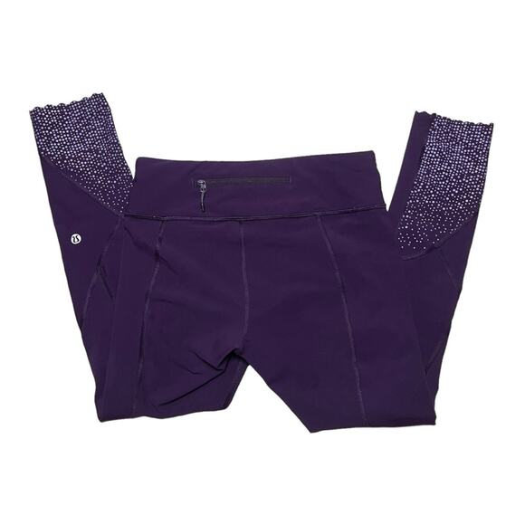Lululemon Tight Stuff Tight Reflective Deep Zinfandel - Picture 2 of 6